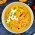 Тыквенный крем суп с тигровыми креветками и с сыром Stracciatella - Цена: 2190